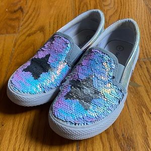3/$15 Cat & Jack Madalena Flip Sequin Slip Ons